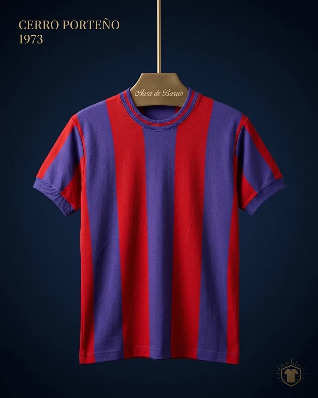 Camiseta local 1973 de Cerro Porteño (recreación)