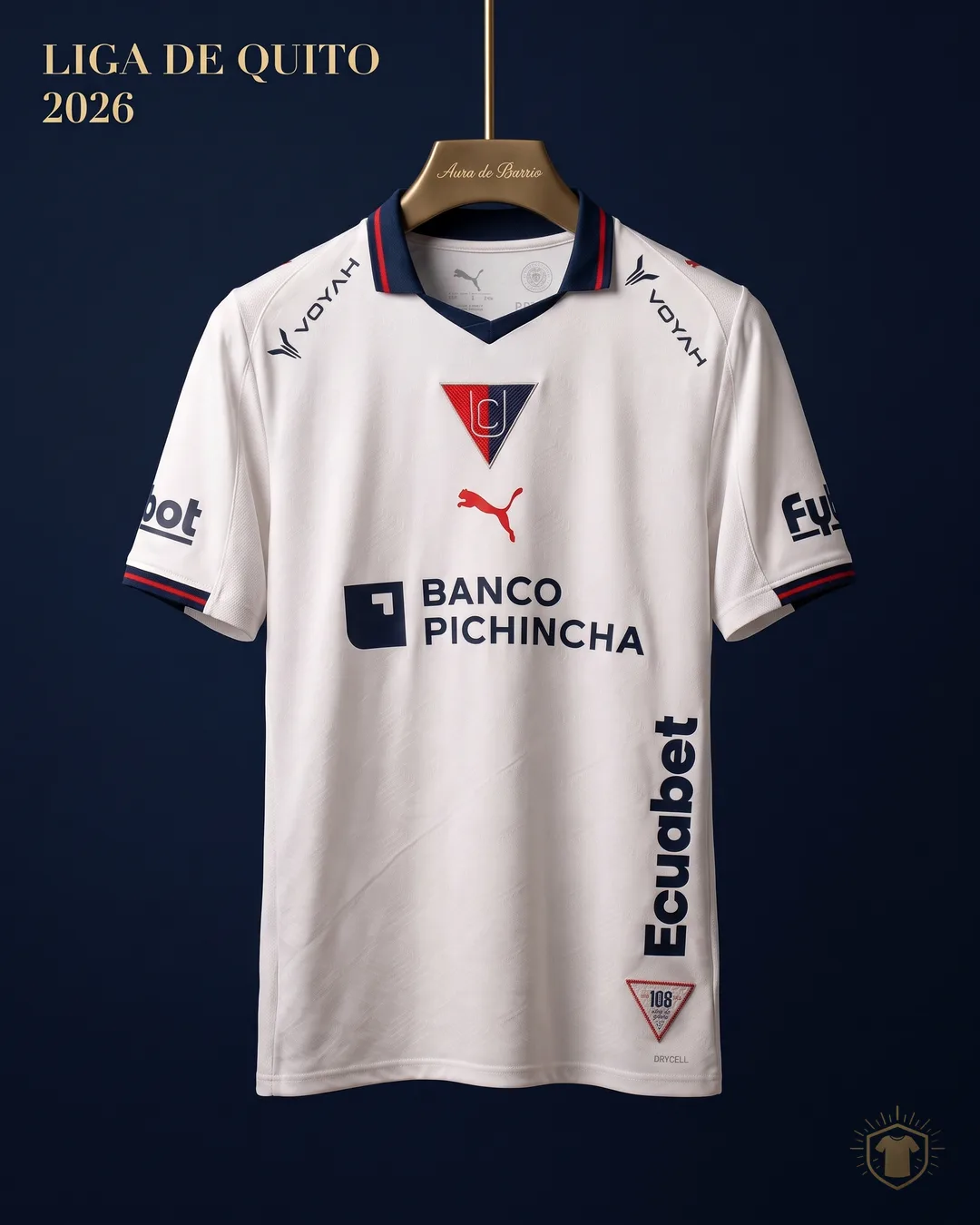Camiseta aniversario 2026 de Liga Deportiva Universitaria de Quito